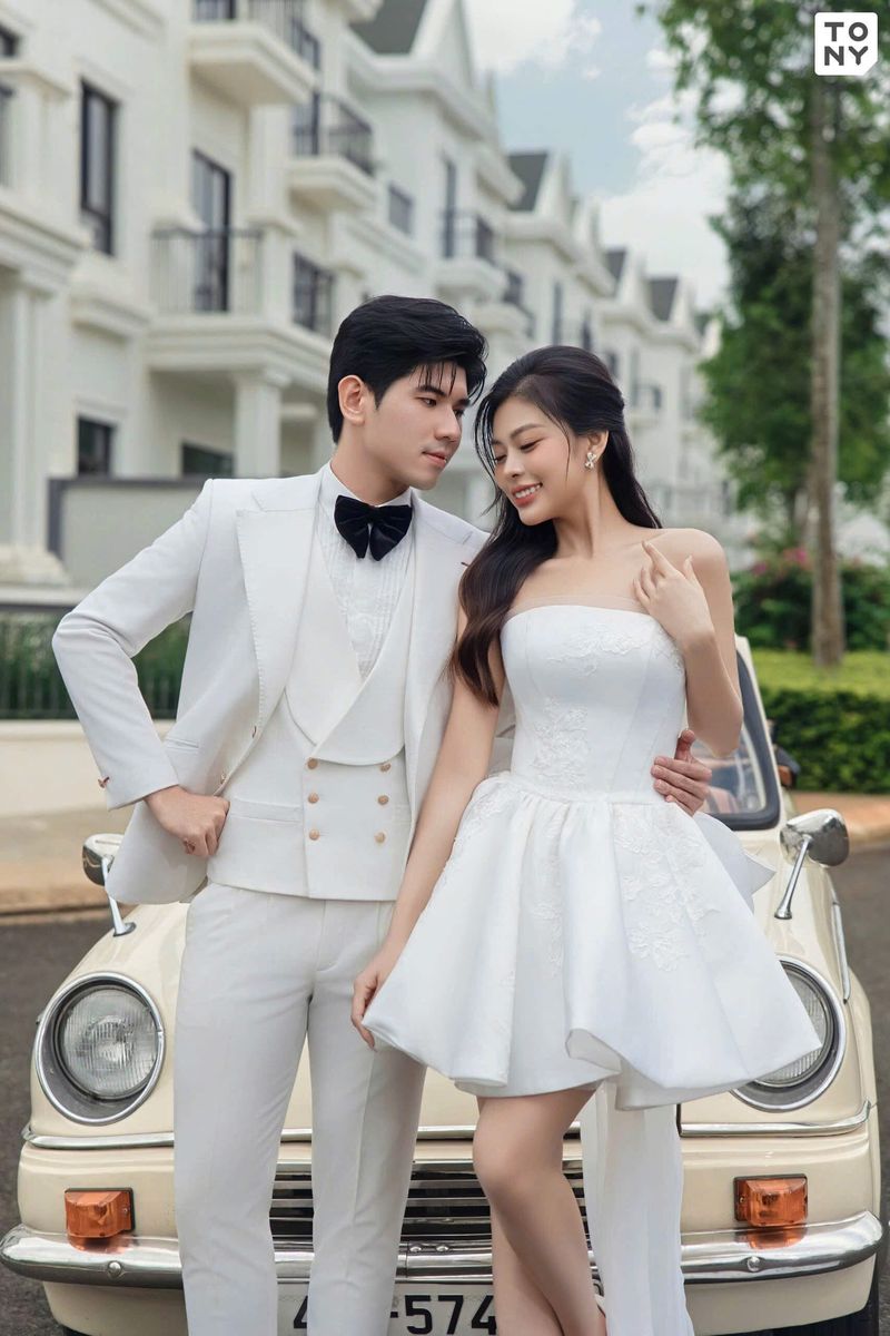 Mẫu váy cưới Tiểu Hạ — Váy ngắn · dự tiệc